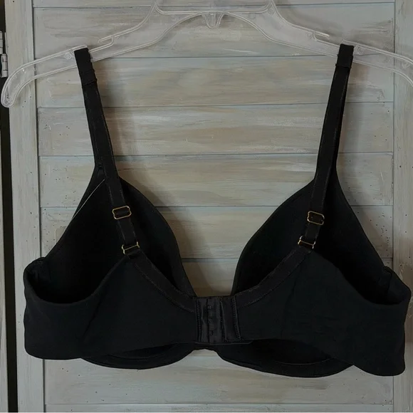 Soma Embraceable Perfect Coverage Black Bra 40C NWT underwire style 570052203 - Picture 3 of 9